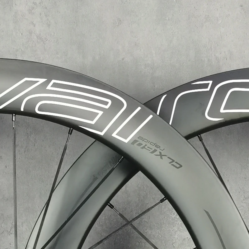 

700C Road disc brake carbon wheels 60mm depth Custom logo CLX60 clincher/tubular carbon wheelset with novatec 791/792