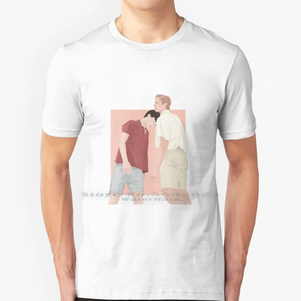 Call Me By Your Name | Cmbyn T Shirt Cotton 6XL Call Me By Your Name Cmbyn Elio And Oliver Fanart