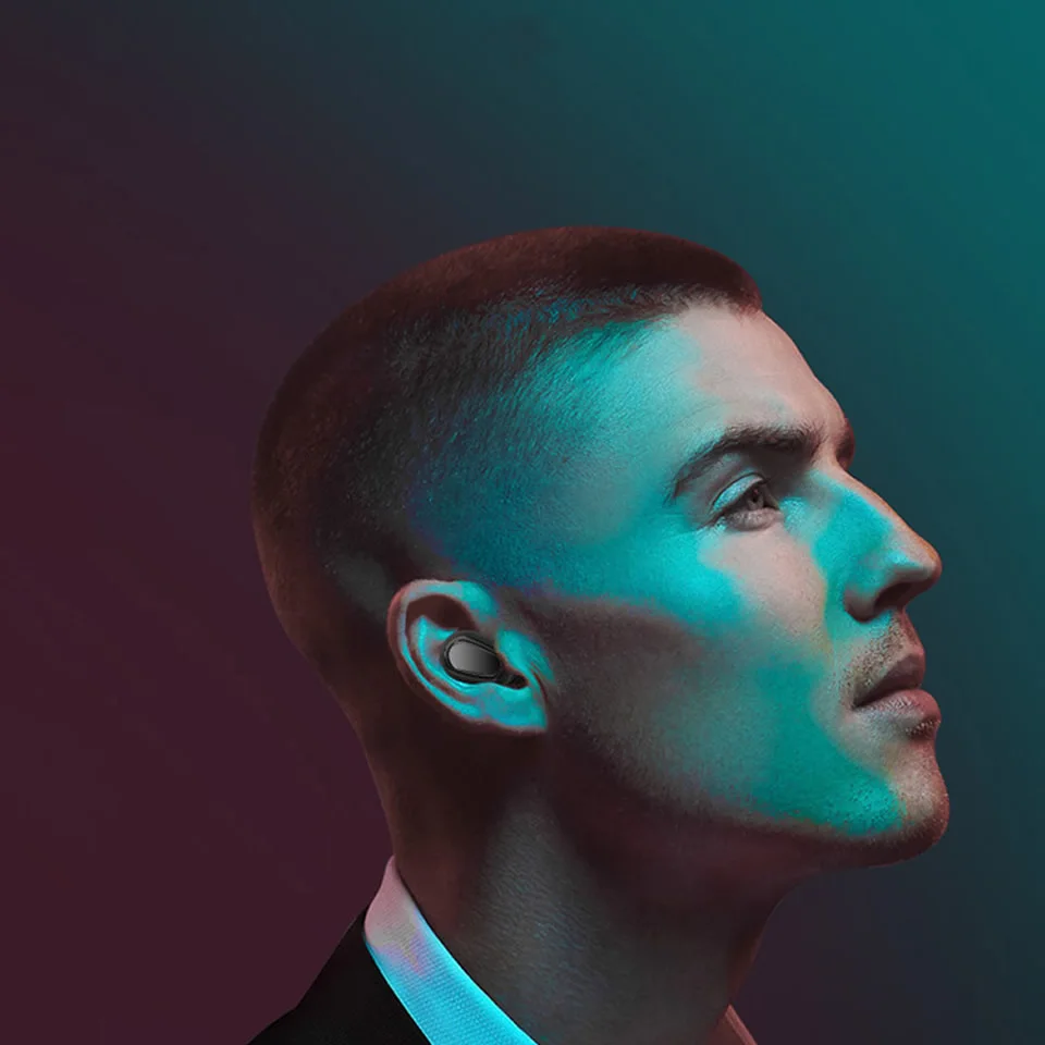 IMIDO Mini 9D бас стерео Bluetooth V5.0 спортивные наушники с HD микрофоном кнопка управления