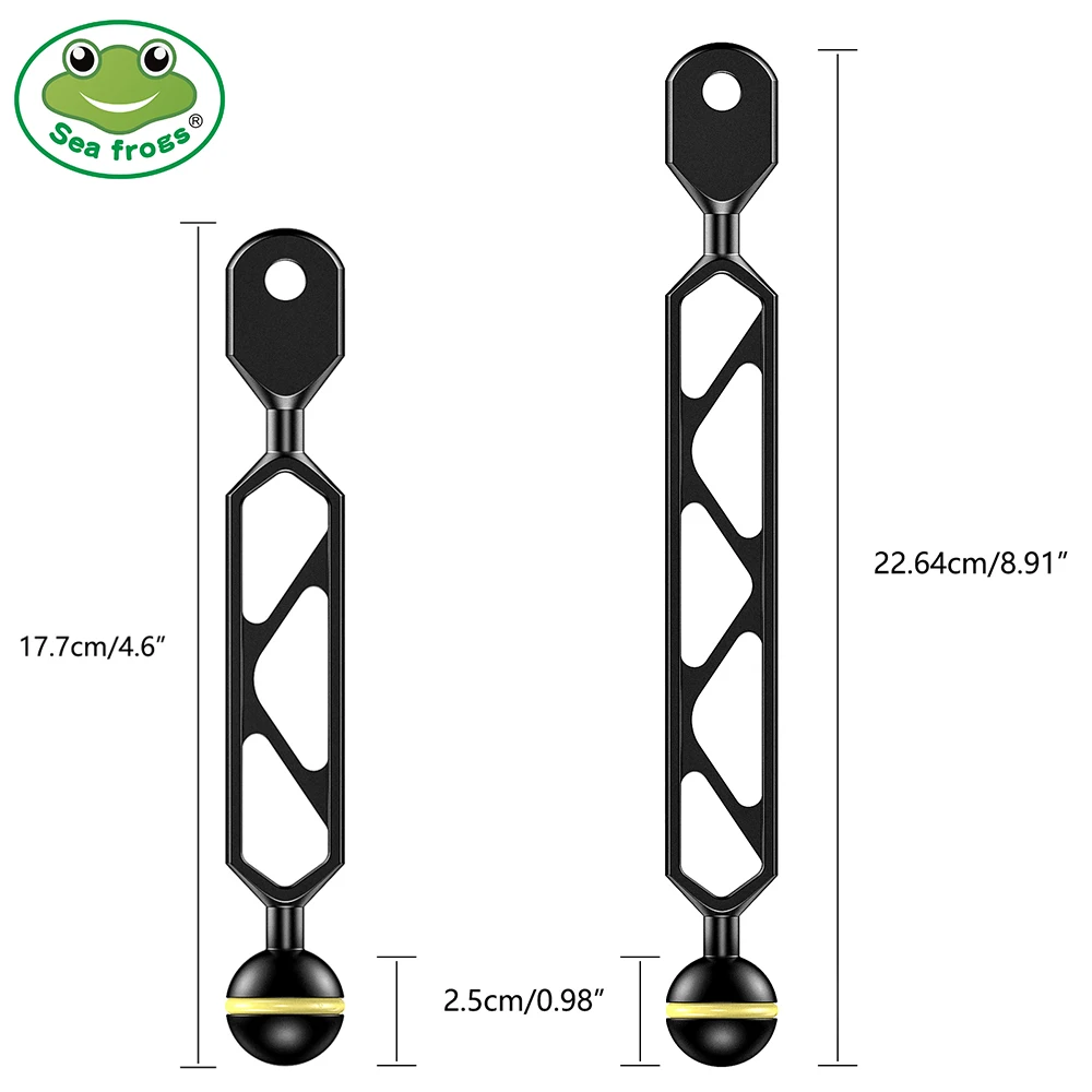 

Diving Camera Joint Ball Arm 6 8 Inch YS Adapter System for Strobe Tray Connect Photography Underwater Accessory Extension Arm