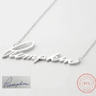 Ожерелье женское из серебра 925 пробы с именем