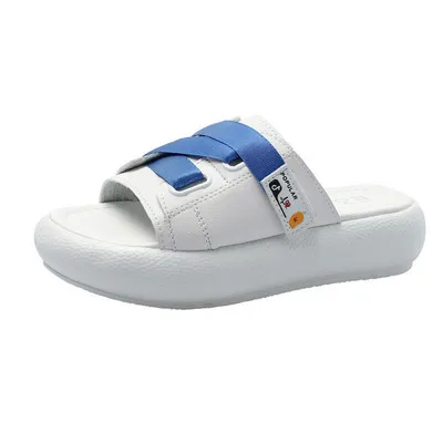 Летние сандалии на толстой подошве в Корейском стиле Пляжная обувь Новинка 2020