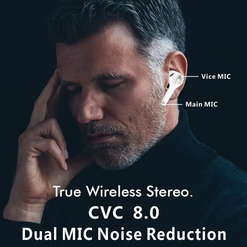

Lenovo HT06 TWS 5.0 Bertone Chip Bluetooth Earphones Audio Decoding CVC Dual MIC Noise Reduction Wireless Earbuds Waterproof