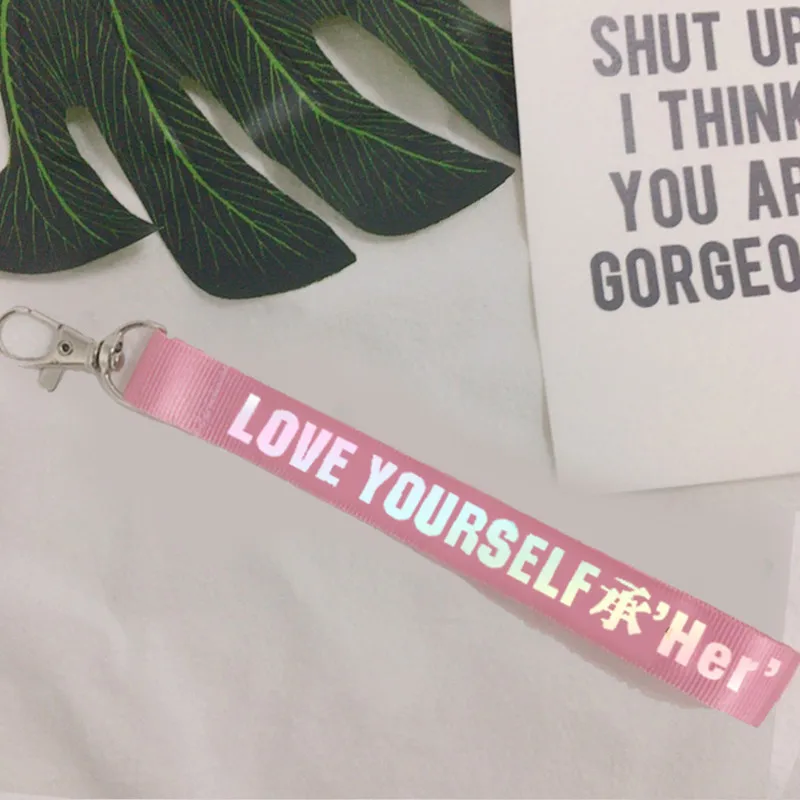 Group-P KPOP брелок с лазером Bangtan для мальчиков, брелок для ключей с надписью Love Yourself RAPMONSTER V JUNGKOOK JIMIN JHOPE RM, аксессуары для ключей - Цвет: Group-P