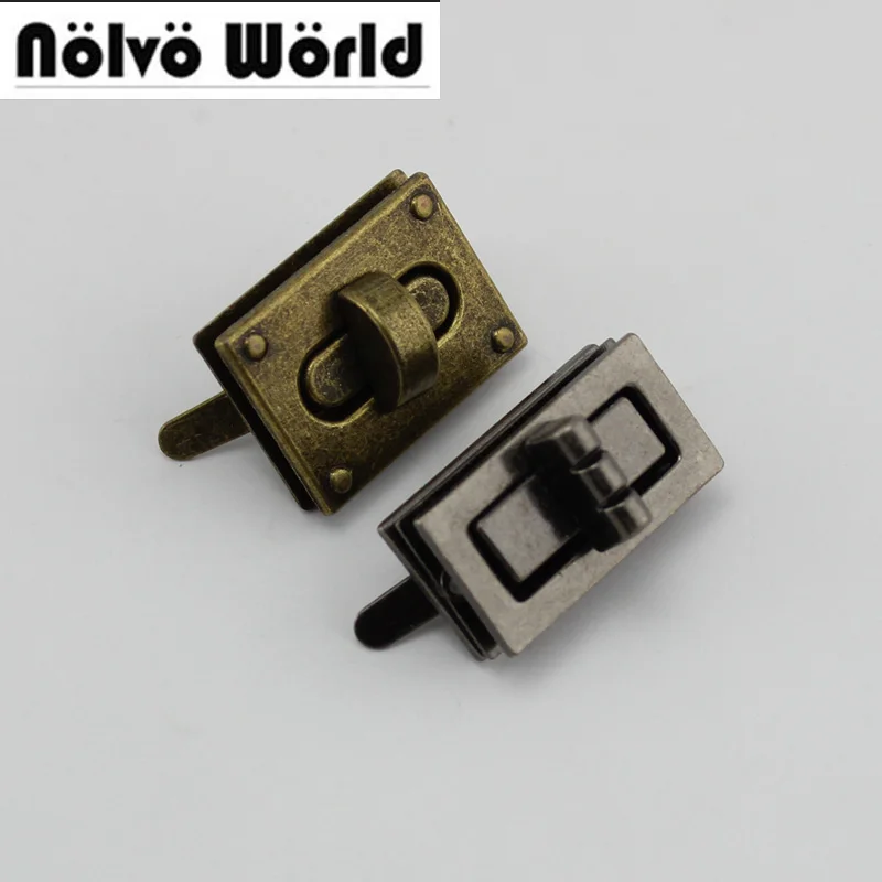 30 комплектов 10 старинный серебристый и бронзовый замок мужской портфель с замком