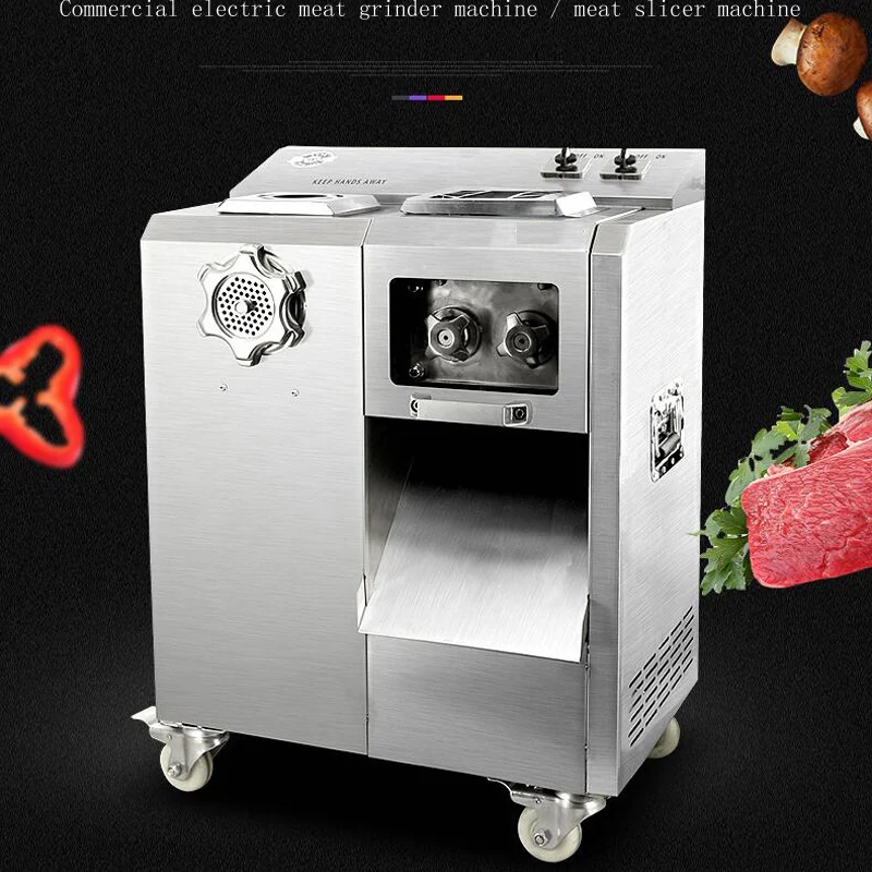 

Electric meat cutter machine Fat Cattle Mutton Roll sawing bone food steak dicing slicer hot pot frozen meat planing slices saw