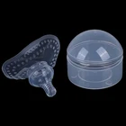 Силиконовые протекторы для сосков для кормления матерей, защитная крышка для сосков для грудного вскармливания, силиконовая насадка для сосков с коробкой