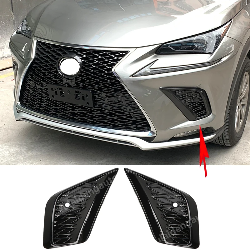 Для Lexus NX200t NX300h 2017 2019 Спорт Стиль черный бампер передний туман светильник крышка