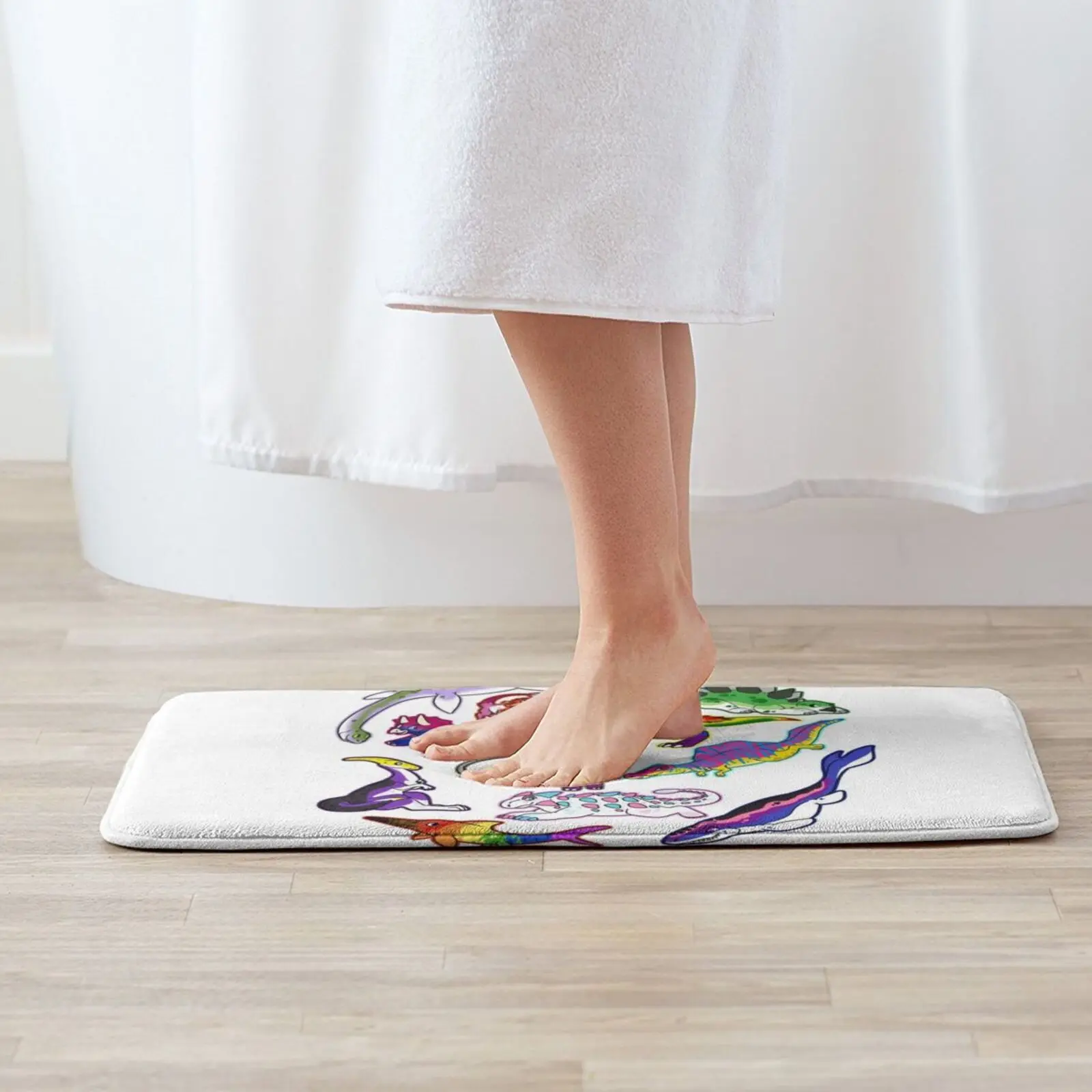 Коврик с динозаврами Pride Противоскользящий коврик для входной двери в спальню