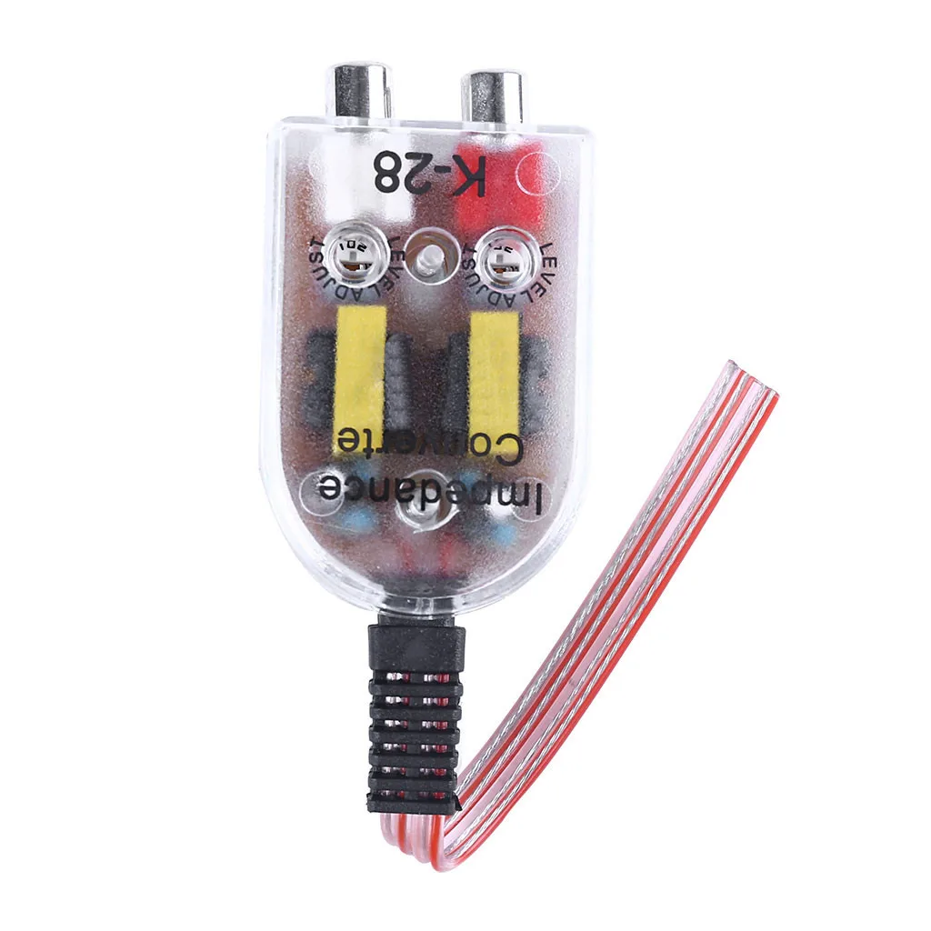 Регулируемый адаптер для автомобильного динамика на RCA аудиоусилитель