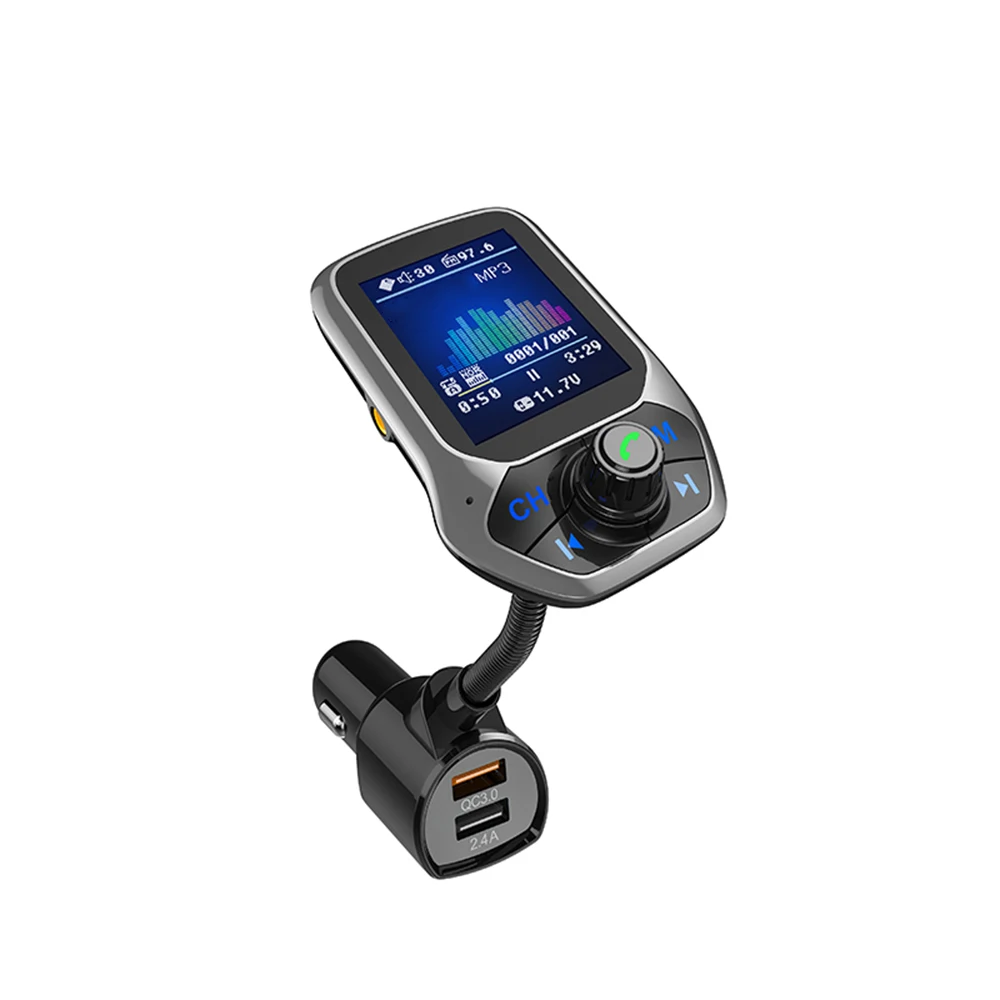 1.8in дисплей автомобиля громкой связи беспроводной Bluetooth 5 0 приемник комплект