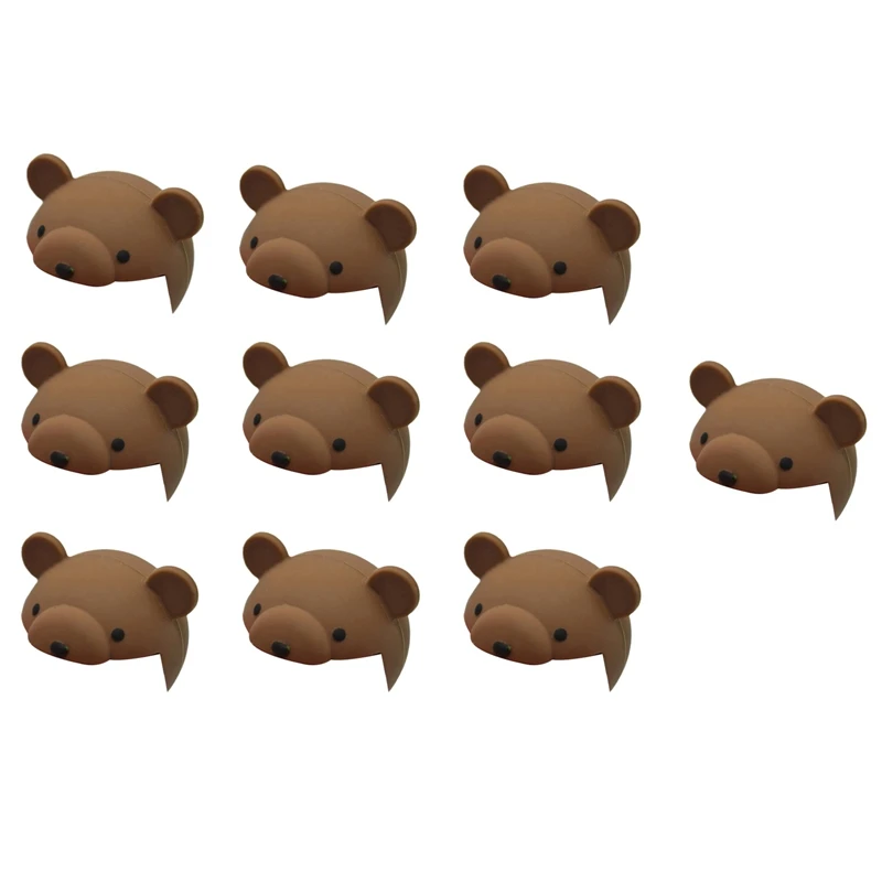 

10Pcs Baby Safety Anti-Collision Corner Protector,Silicone Table Edge Guards Cartoon Anti Collision Furniture Corner