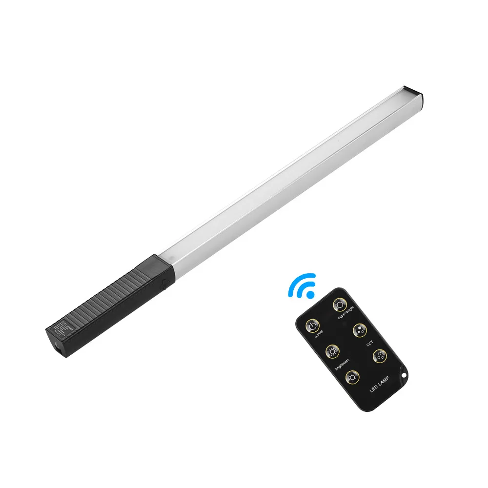 Ручной светодиодный светильник для видеосъемки с дистанционным управлением с регулируемой яркостью 3000k до 7000k двухцветный светодиодный светильник для фото с сумкой для переноски