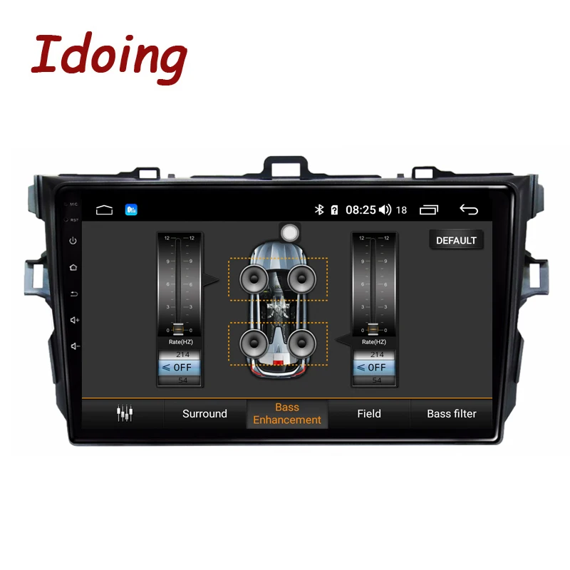 Idoing " 4G+ 64G 2.5D ips Восьмиядерный автомобильный Android8.1 радио плеер для Toyota Corolla 10 E140 E150 2006-2011 gps навигация Нет 2 din
