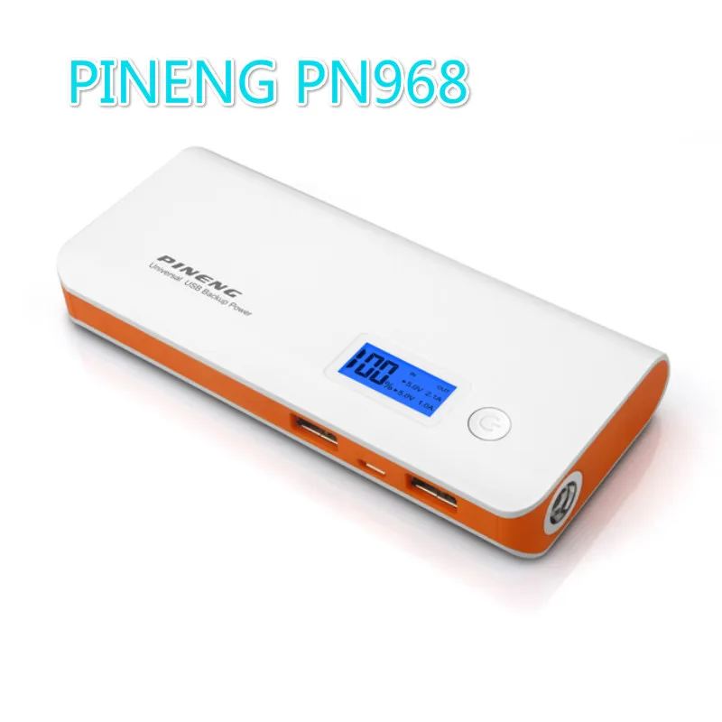 Power Bank PINENG PN-968 Metal 10000mah External Battery Dual USB Charger for all types phone | Мобильные телефоны и