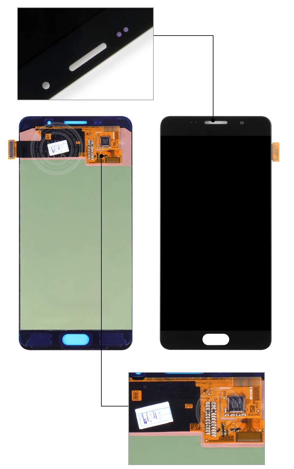 AMOLED/TFT для samsung Galaxy A5 A510F lcd для samsung A510 Дисплей сенсорный дигитайзер стекло сборка A510M A510FD A5100 A510Y