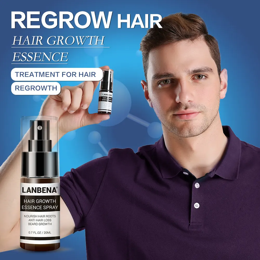 Спрей для роста волос эфирное масло быстрого лечение против выпадения утолщение