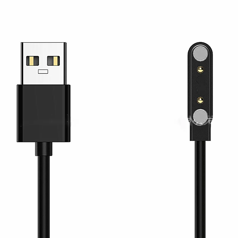 2pin Напульсники линия зарядки Смарт часы магнитное устройство для кабель 2