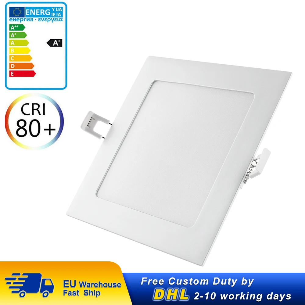 6 ваттов 9 12 светодиодные Панель светильник с регулируемой яркостью Led Decoracion