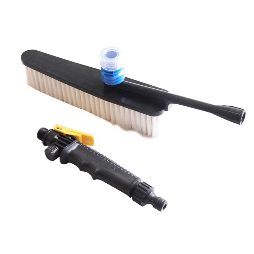 

Retractable Long Handle Water Flow Switch Foam Bottle Car Washing Cleaning Brush
