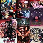 Постер в японском стиле аниме юдзюцу кайзен, Картина на холсте, украшение для спальни, декор для гостиной, Настенный декор, настенные картины