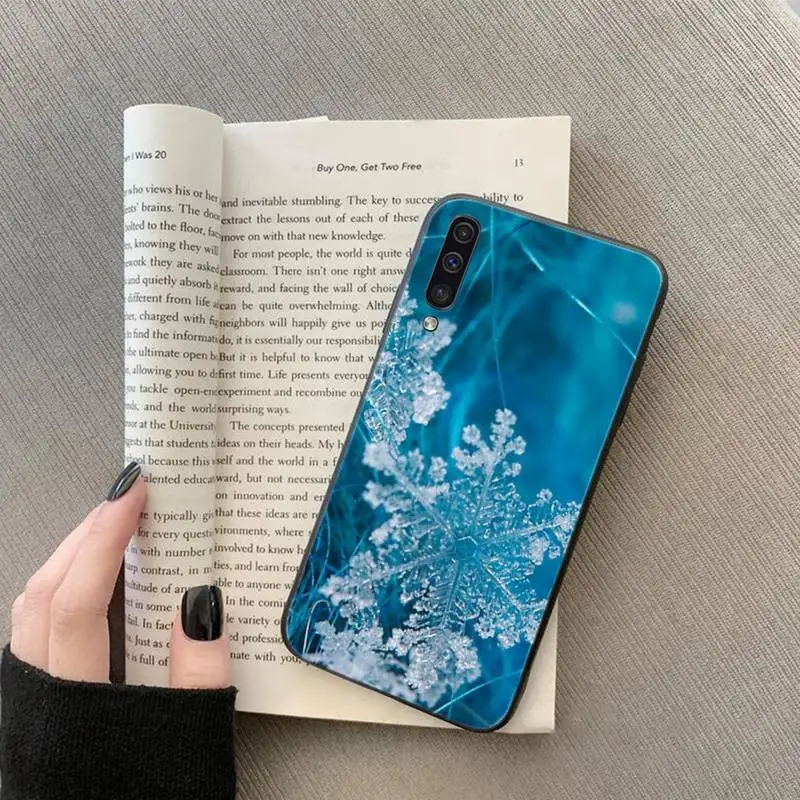 

Christmas Snowflake Snowman Phone Case For Samsung galaxy S 7 8 9 10 20 edge A 6 10 20 30 50 51 70 note 10 plus