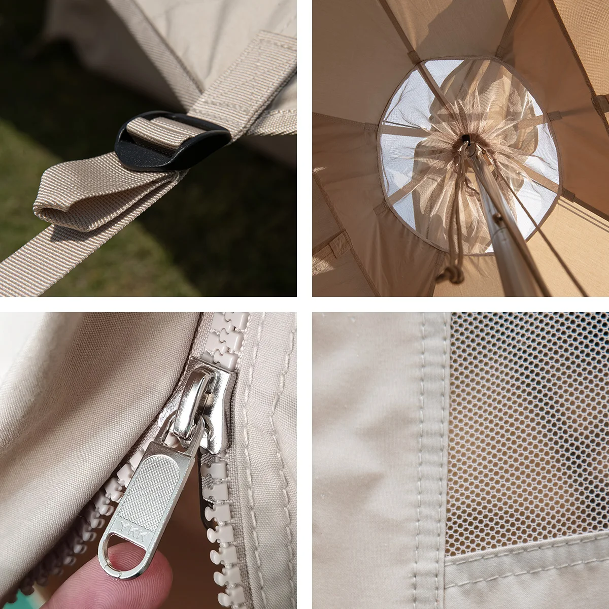 

Naturehike Lang 6.4 Cotton Big Space Breathable Camping hiking Pyramid Tent 3-4-Person Outdoor Party Travel Tent NH20ZP004