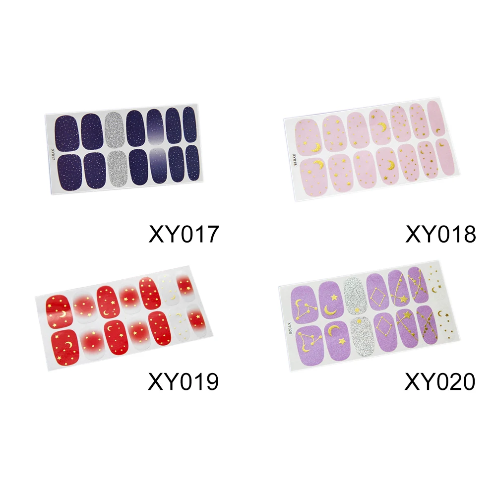 14 типов наклейка для творчества маникюр снежинка блестящие фотополоски
