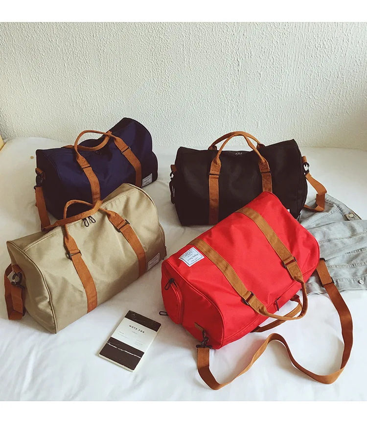 Студенческий стиль модный ручной Багаж женская спортивная сумка дорожные сумки