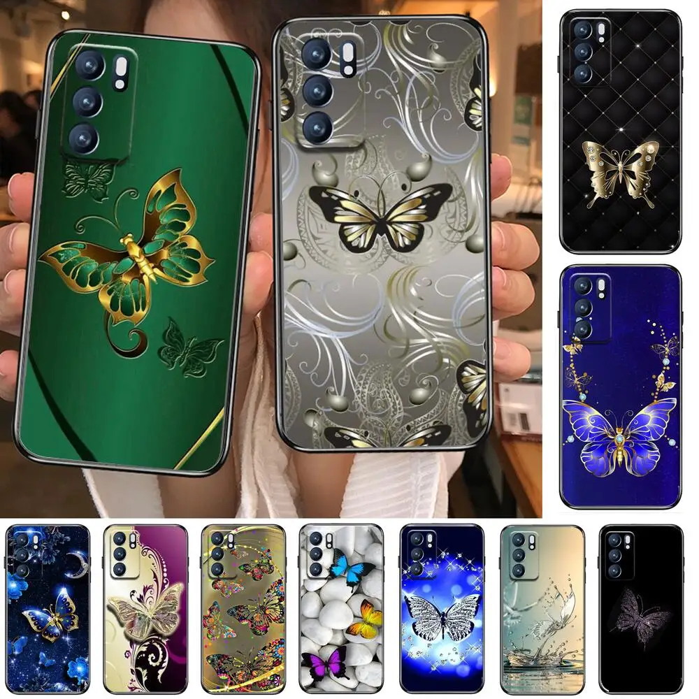 

Beautiful Butterfly Pattern For Realme C3 Case Soft Silicon Back cover OPPO Realme C3 RMX2020 Coque Capa Funda find x3 pro C21 8