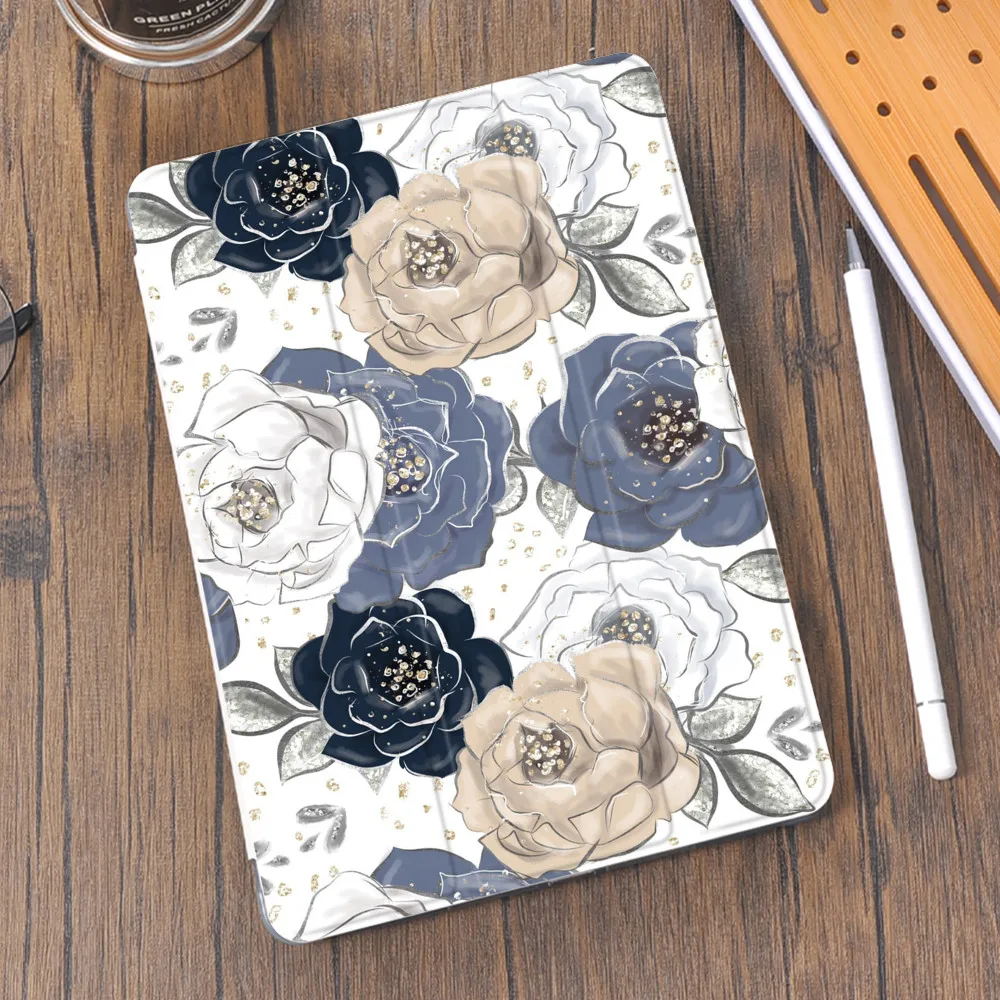 Чехол с рисунком розы для Mini 5 Pro 11 2021 2020 Air 4 10 2 iPad 8-го поколения чехол 7-го