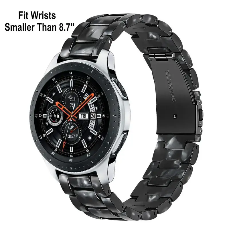 Быстросъемный ремешок для часов из смолы 22 мм для samsung Galaxy Watch 46 мм/gear S3/gear 2 Neo Live steel застежка ремешок на запястье