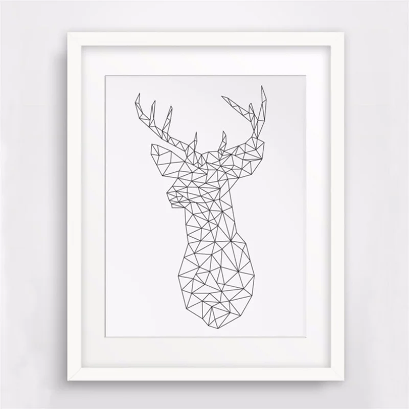 Новинка верхняя одежда для детей с рисунком в виде линий Арт холст картина головы