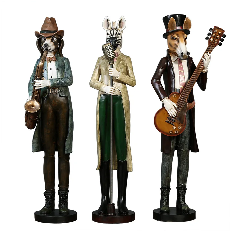 

[HHT] AMERICAN RESIN CRAFTS RESIN LARGE FLOOR ANIMAL BAND FURNISHINGS BAR SHOWROOM LIVING ROOM ARTS HOME DECOR GROUND DECORATION