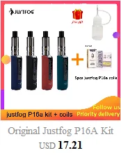 vape pod система Justfog C601 Комплект С Пылезащитным колпачком 650 мАч встроенный аккумулятор портативный системный комплект PK justfog minifit комплект