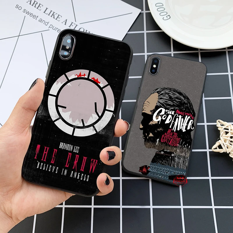 Модный силиконовый чехол Godfather для iPhone 5 5S 6 6S Plus 7 8 11 Pro X XS Max XR |