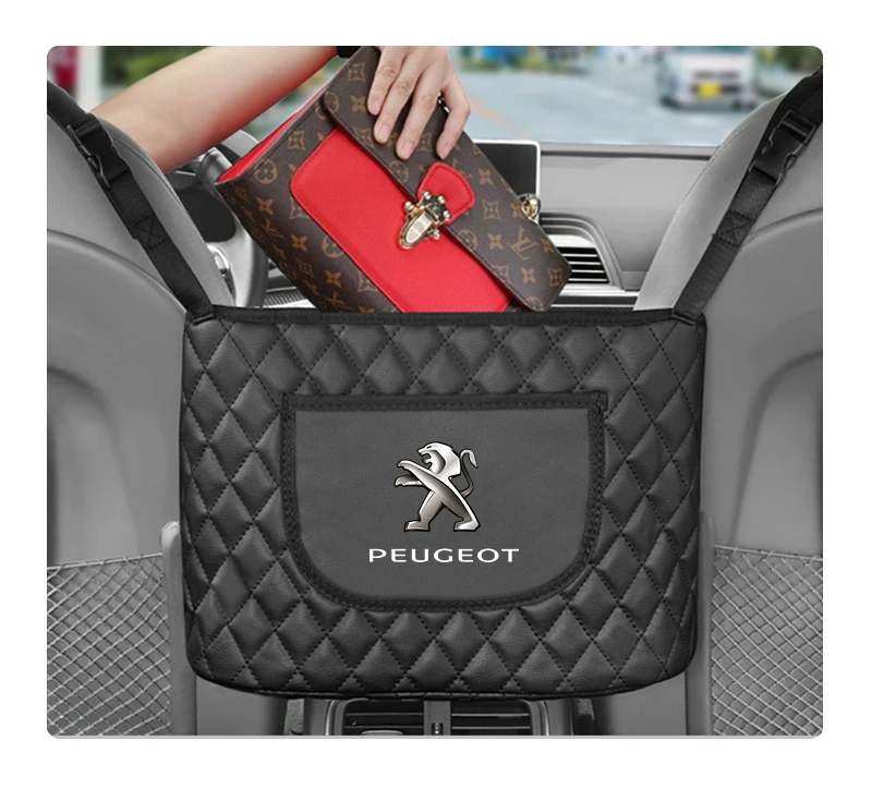 Car Seat Back Storage Bag High Capacity Stowing Tidying Pocket For Peugeot 205 308 206 307 3008 207 208 2008 5008 107 106 807 | Автомобили