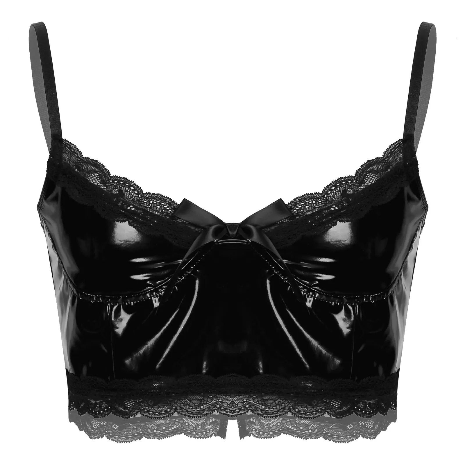 Мужской кожаный бюстгальтер топы модные готические бюстгальтеры с пуш ап