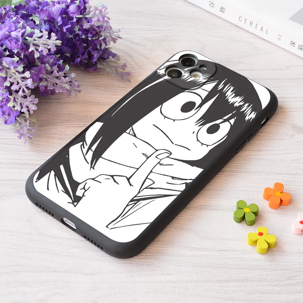 

For iPhone B&W Froppy Tsuyu Asui Print Soft Matt Apple iPhone Case