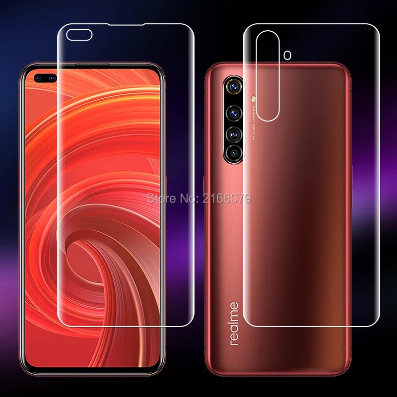Для Realme X50 Pro V5 X7 X50m 5G прозрачный ТПУ/матовый анти отпечатки пальцев гидрогель