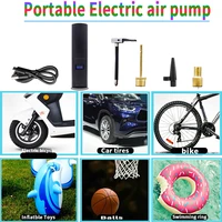 150psi 12v rechargeable pump tire inflator cordless portable compressor digital car tire pump suitable for car bicycle tire ball