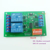 ce035_s with shell 2ch rs485 relay dc 12v switch board modbus poll at command plc for ptz camera electric door water pumps led