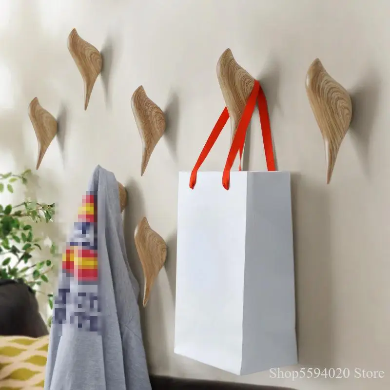 3/lot Creative Home Wall Bird Decoration Animal Hook Decor Bedroom Door Clothes Stereo Single Hanging Drop | Дом и сад