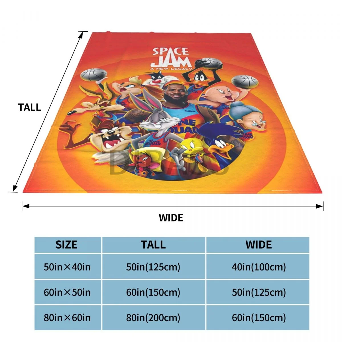 Новинка фланелевое одеяло с 3D принтом Space Jam Для супермягкого одеяла теплое