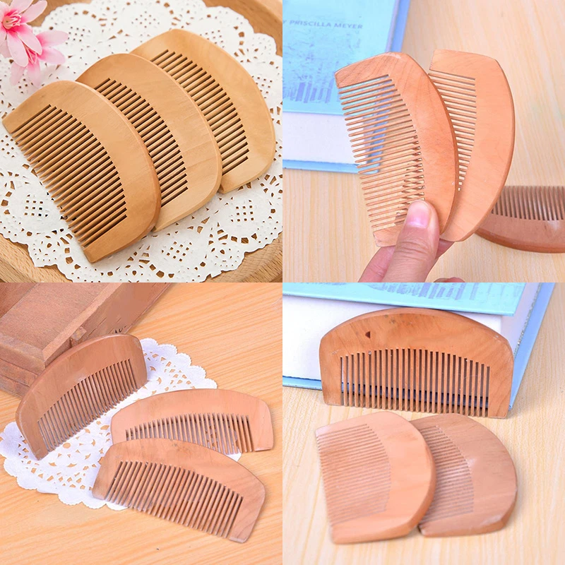 

Sandalwood Anti-Static For Hair Beard And Mustache Combs Hair Brush Size Handmade Pocket Comb New Hot