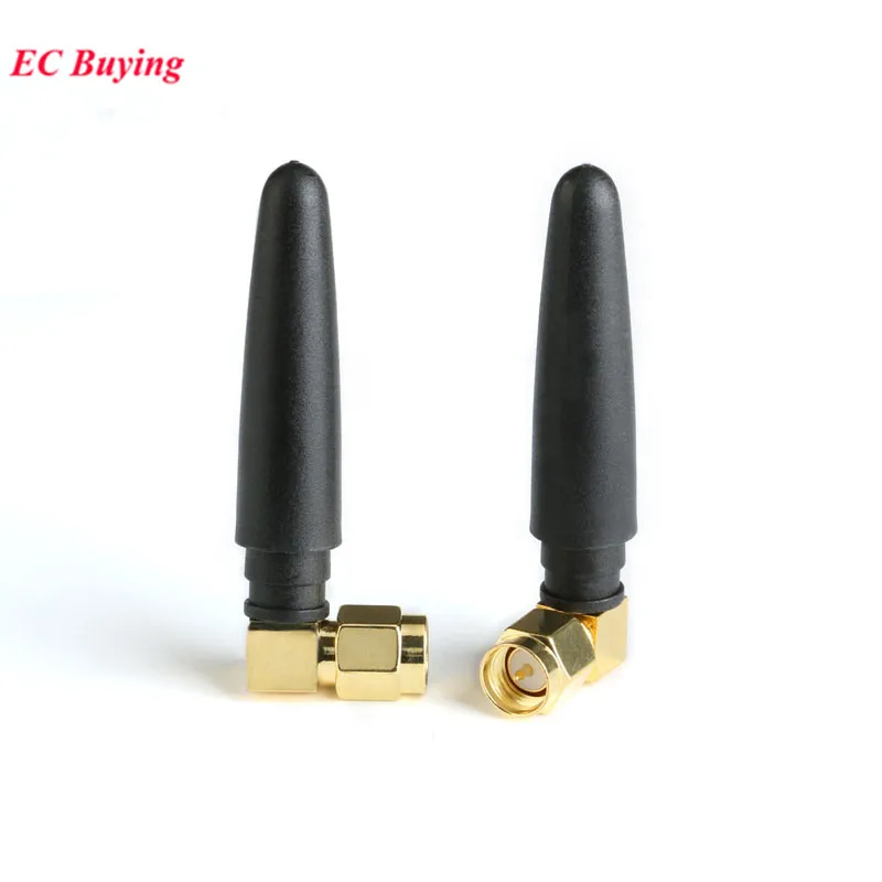 

GSM GPS Wireless Antenna Omni 50mm Radio Antenna SMA Male Right Angle 3dBi Gain Modem GPRS/GSM/DTU External Antenna Connector