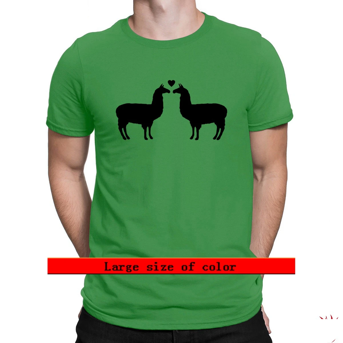 

Llama Love Crewneck Hip Hop Print Pattern Letters Men's 2021 T Shirt Summer Funny Casual Interesting S-Xxxl 100% Cotton