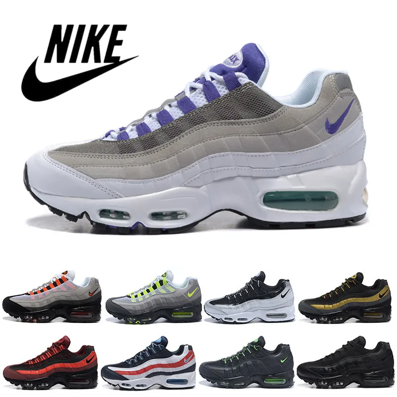 

Venda quente 2021 homem ar 95 almofada marinha esporte de alta qualidade chaussure andando botas homem tnis de corrida almofada