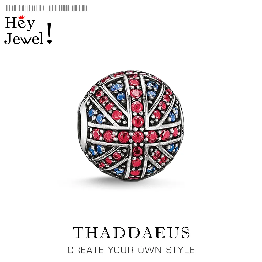 Бусины Brit GB серебряные и стразы Подходит для браслета европейские ювелирные