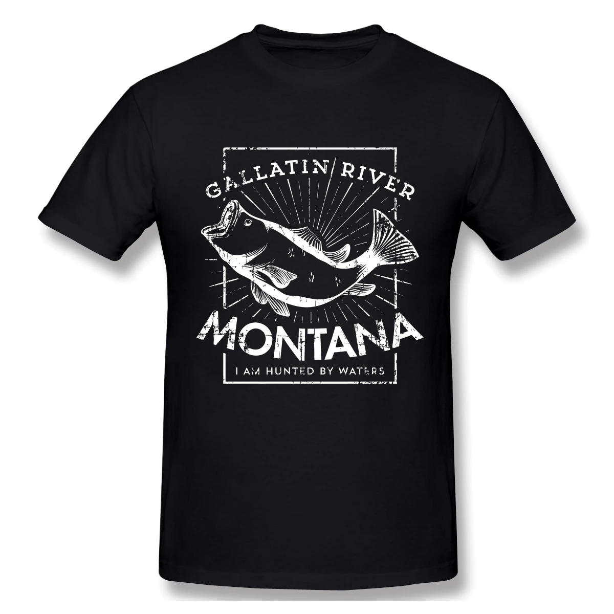 

Gallatin River Fly Fishing Montana Fly Fishing Tshirt man T Shirt Woman